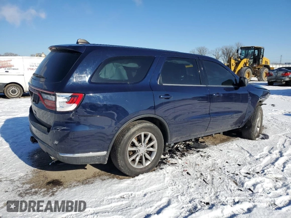 2017 Dodge Durango Special Service with VIN 1C4SDJFT9HC799565, listed as a Copart auction lot 88258065 with 125,291 mi miles and Salvage title. Bid and sale history available at DreamBid. Image 3.