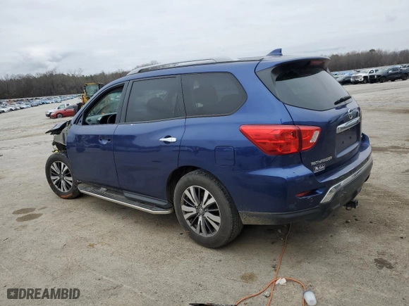 2019 Nissan Pathfinder SL with VIN 5N1DR2MN1KC577402, listed as a Copart auction lot 43400575 with 128,377 mi miles and Salvage Title. Bid and sale history available at carsss.com. Image 2.