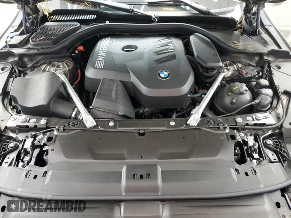2024 BMW 5 Series 530i with VIN WBA43FJ00RCS37851, listed as a Copart auction lot 66749584 with 500 mi miles and Salvage Title. Bid and sale history available at carsss.com. Image 11.
