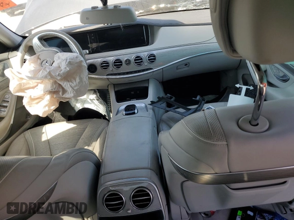2017 Mercedes-Benz S 550 with VIN WDDUG8CB6HA340211, listed as a Copart auction lot 48356115 with Not Provided miles and Salvage Title. Bid and sale history available at carsss.com. Image 8.