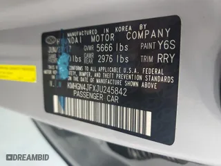 2018 Genesis G80 5.0L Ultimate with VIN KMHGN4JFXJU245842, listed as a Copart auction lot 62599064 with 9,567 mi miles and Salvage Title. Bid and sale history available at carsss.com. Image 12.