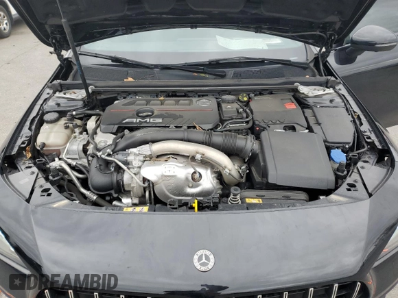 2021 Mercedes-Benz CLA with VIN W1K5J5BB6MN219915, listed as a Copart auction lot 46460125 with 45,053 mi miles and Salvage Title. Bid and sale history available at carsss.com. Image 11.