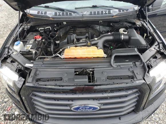 2017 Ford F-150 XL with VIN 1FTEW1EP7HKE32407, listed as a Copart auction lot 57762285 with 83,361 mi miles and Salvage title. Bid and sale history available at DreamBid. Image 11.