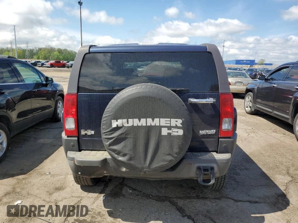 2007 Hummer H3 SUV with VIN 5GTDN13E178151336, listed as a Copart auction lot 56131365 with 232,206 mi miles and Clean Title. Bid and sale history available at DreamBid. Image 6.