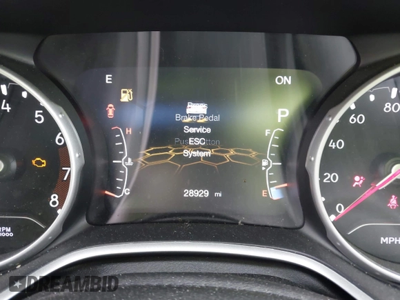 2020 Jeep Compass Limited with VIN 3C4NJDCB7LT233985, listed as a IAAI auction lot 42155583 with 28,929 mi miles and . Bid and sale history available at DreamBid. Image 7.
