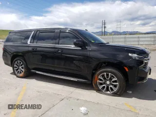 2021 Chevrolet Suburban LT z VIN 1GNSKCKD4MR362443, wystawiony jako Copart lot #55284375 z przebiegiem 153 049 mil mil oraz Szkoda całkowita • Salvage title. Historia ofert i sprzedaży dostępna na DreamBid. Obrazek 4.