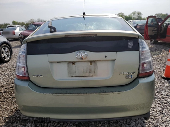 2008 Toyota Prius with VIN JTDKB20U783449039, listed as a Copart auction lot 51551535 with Not Provided miles and Salvage Title. Bid and sale history available at carsss.com. Image 6.