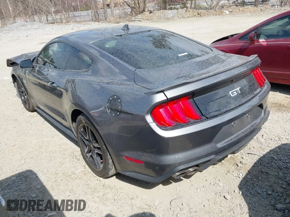 2023 Ford Mustang GT with VIN 1FA6P8CF1P5301691, listed as a IAAI auction lot 41796116 with 29,735 mi miles. Bid and sale history available at carsss.com. Image 3.