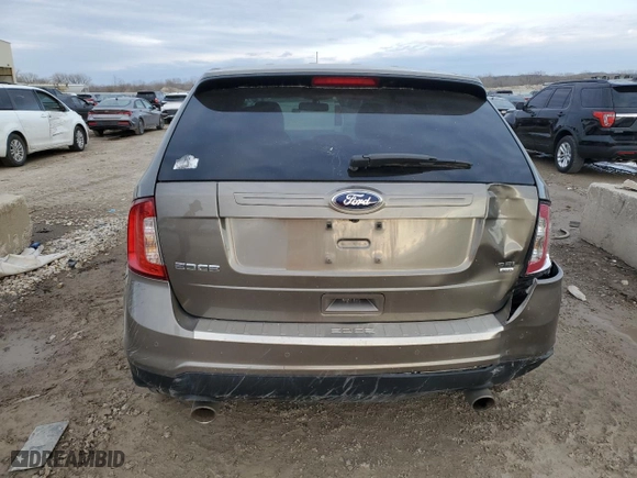 2013 Ford Edge SEL with VIN 2FMDK4JC8DBE07415, listed as a Copart auction lot 47892205 with 155,161 mi miles and Salvage Title. Bid and sale history available at carsss.com. Image 6.