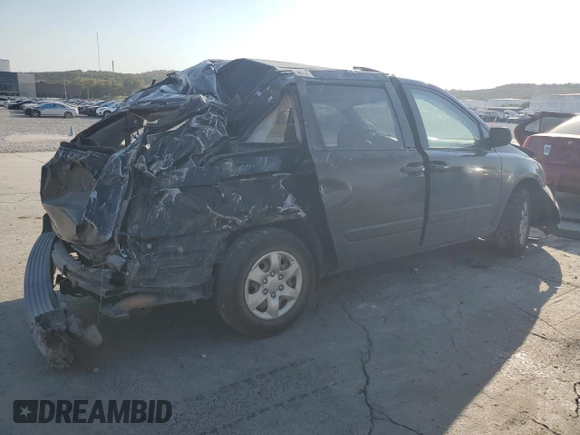2010 Kia Sedona LX with VIN KNDMG4C35A6327132, listed as a Copart auction lot 75253624 with 271,405 mi miles and Salvage Title. Bid and sale history available at DreamBid. Image 3.