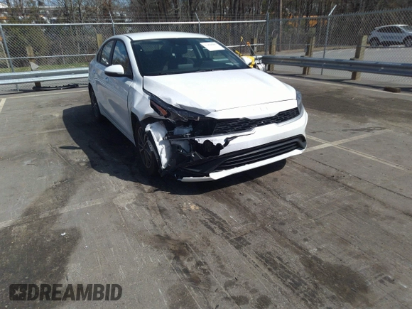 2023 Kia Forte LXS with VIN 3KPF24AD5PE637982, listed as a IAAI auction lot 41850509 with 27,495 mi miles and . Bid and sale history available at DreamBid. Image 1.