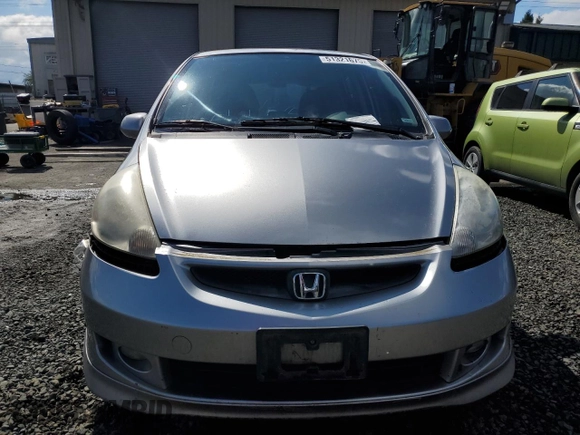 2008 Honda Fit Sport with VIN JHMGD37658S025358, listed as a Copart auction lot 51321675 with 225,596 mi miles and Salvage Title. Bid and sale history available at carsss.com. Image 5.