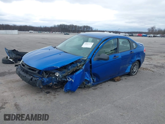2010 Ford Focus SE with VIN 1FAHP3FN5AW142965, listed as a IAAI auction lot 41847172 with 200,317 mi miles. Bid and sale history available at carsss.com. Image 2.