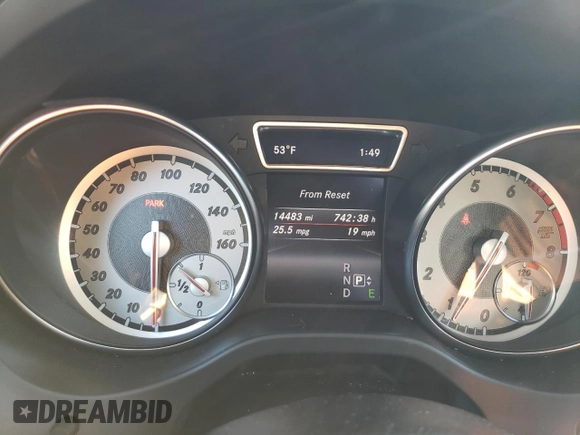 2015 Mercedes-Benz CLA 250 with VIN WDDSJ4GB0FN174009, listed as a Copart auction lot 81372013 with 14,483 mi miles and . Bid and sale history available at DreamBid. Image 9.