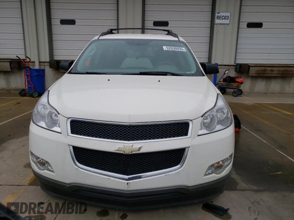 2012 Chevrolet Traverse LS z VIN 1GNKRFED7CJ396589, wystawiony jako Copart lot #52630935 z przebiegiem 130 670 mil mil oraz Szkoda całkowita • Salvage title. Historia ofert i sprzedaży dostępna na DreamBid. Obrazek 5.