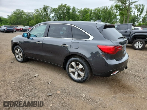 2014 Acura MDX with VIN 5FRYD4H21EB015439, listed as a Copart auction lot 62651585 with 129,877 mi miles and Clean title. Bid and sale history available at DreamBid. Image 2.