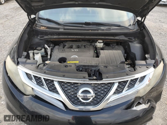 2012 Nissan Murano SL z VIN JN8AZ1MW8CW221544, wystawiony jako Copart lot #51054565 z przebiegiem 116 318 mil mil oraz Szkoda całkowita • Salvage title. Historia ofert i sprzedaży dostępna na DreamBid. Obrazek 12.
