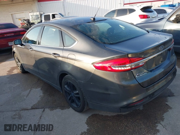 2018 Ford Fusion SE with VIN 3FA6P0HD4JR256663, listed as a IAAI auction lot 42814801 with 112,809 mi miles and . Bid and sale history available at DreamBid. Image 3.