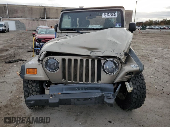 2003 Jeep Wrangler SE with VIN 1J4FA29183P324978, listed as a Copart auction lot 79172464 with Not provided miles and Salvage title. Bid and sale history available at DreamBid. Image 5.