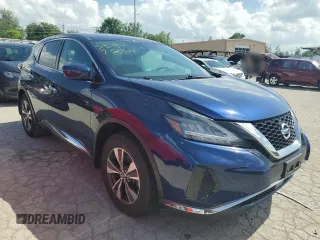 2020 Nissan Murano S with VIN 5N1AZ2AJ0LN122633, listed as a Copart auction lot 53847864 with 62,707 mi miles and Salvage Title. Bid and sale history available at carsss.com. Image 4.