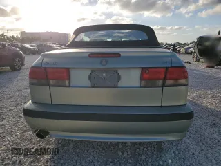 2002 Saab 9-3 SE with VIN YS3DF78KX27011783, listed as a Copart auction lot 43428015 with 115,846 mi miles and Salvage Title. Bid and sale history available at carsss.com. Image 6.