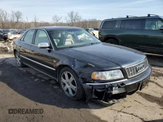 2002 Audi S8 with VIN WAUGU44D32N004151, listed as a Copart auction lot 45453595 with 171,113 mi miles and Salvage Title. Bid and sale history available at DreamBid. Image 4.