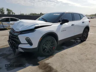 2023 Chevrolet Blazer LT z VIN 3GNKBCR47PS227321, wystawiony jako Copart lot #58377735 z przebiegiem 28 805 mil mil oraz Szkoda całkowita • Salvage title. Historia ofert i sprzedaży dostępna na DreamBid. Obrazek 1.