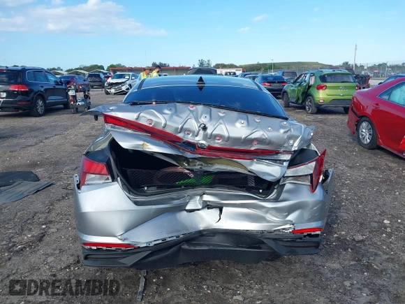2022 Hyundai Elantra SEL with VIN 5NPLM4AG4NH057669, listed as a IAAI auction lot 41650329 with 14,763 mi miles and . Bid and sale history available at DreamBid. Image 16.