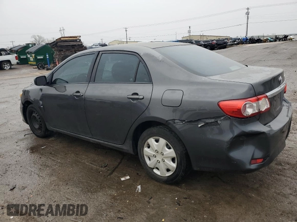 2011 Toyota Corolla L with VIN 2T1BU4EE7BC606624, listed as a Copart auction lot 47496065 with 159,382 mi miles and Clean Title. Bid and sale history available at carsss.com. Image 2.