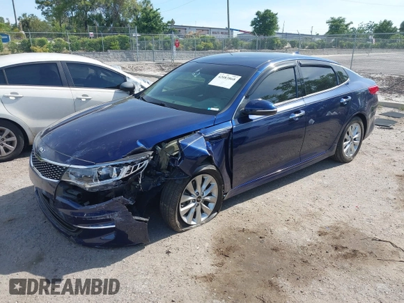 2018 Kia Optima EX with VIN 5XXGU4L32JG261985, listed as a IAAI auction lot 42083868 with 33,264 mi miles and . Bid and sale history available at carsss.com. Image 17.