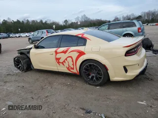 2020 Dodge Charger SRT Hellcat z VIN 2C3CDXL93LH129584, wystawiony jako Copart lot #84650694 z przebiegiem 43 576 mil mil oraz Szkoda całkowita • Salvage title. Historia ofert i sprzedaży dostępna na DreamBid. Obrazek 2.