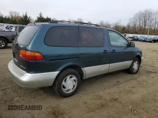 1998 Toyota Sienna LE with VIN 4T3ZF13C2WU002953, listed as a Copart auction lot 80202774 with 259,683 mi miles and Salvage Title. Bid and sale history available at carsss.com. Image 3.