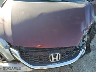 2013 Honda Civic Sdn LX with VIN 19XFB2F51DE057985, listed as a Copart auction lot 88550975 with 0 mi miles and Salvage Title. Bid and sale history available at carsss.com. Image 11.