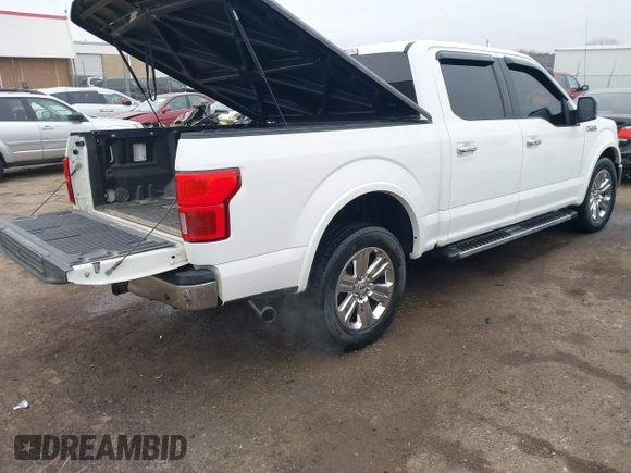 2020 Ford F-150 XL with VIN 1FTEW1C46LKF02755, listed as a IAAI auction lot 41513506 with 136,888 mi miles and . Bid and sale history available at DreamBid. Image 4.