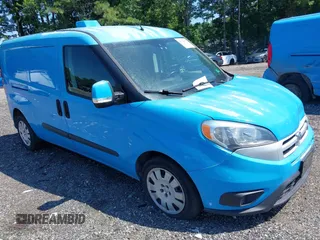 2018 Ram ProMaster City Cargo Tradesman SLT z VIN ZFBERFBB3J6H92257, wystawiony jako IAAI lot #42740536 z przebiegiem 109 655 mil mil oraz . Historia ofert i sprzedaży dostępna na DreamBid. Obrazek 1.