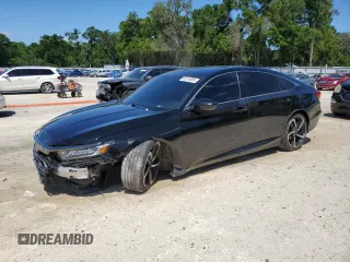 2019 Honda Accord Sport with VIN 1HGCV1F39KA095811, listed as a Copart auction lot 53125005 with 111,086 mi miles and Salvage Title. Bid and sale history available at DreamBid. Image 1.