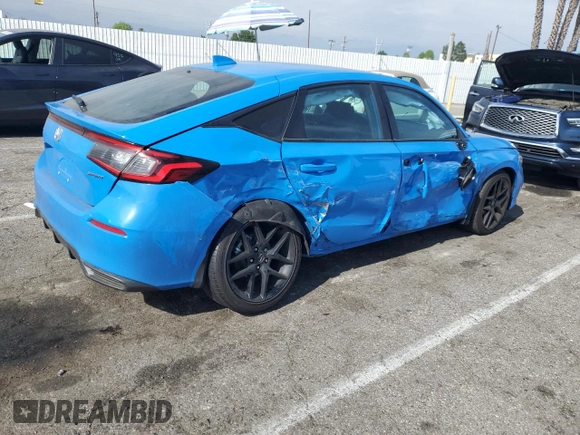 2025 Honda Civic Sport z VIN 19XFL2H82SE007212, wystawiony jako Copart lot #52931515 z przebiegiem 5296 mil mil oraz Szkoda całkowita • Salvage title. Historia ofert i sprzedaży dostępna na DreamBid. Obrazek 3.