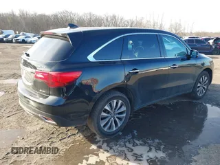 2015 Acura MDX Tech Pkg with VIN 5FRYD4H42FB031992, listed as a IAAI auction lot 41564215 with 125,042 mi miles. Bid and sale history available at carsss.com. Image 4.