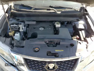2014 Nissan Pathfinder Platinum with VIN 5N1AR2MM0EC619184, listed as a Copart auction lot 50825225 with 78,287 mi miles and Salvage Title. Bid and sale history available at carsss.com. Image 12.