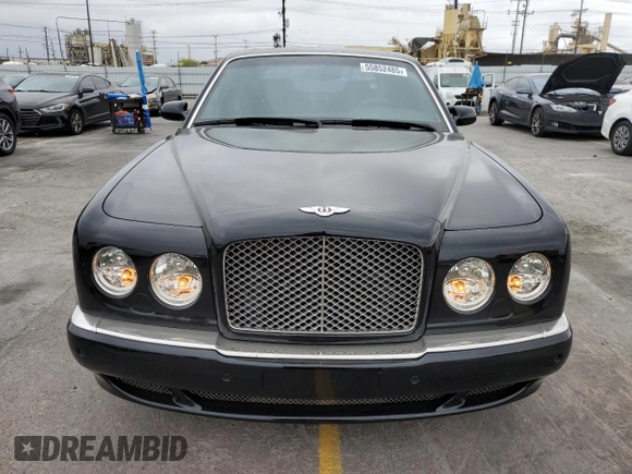 2005 Bentley Arnage R with VIN SCBLC37F95CX10586, listed as a Copart auction lot 55852485 with 38,584 mi miles and Salvage Title. Bid and sale history available at DreamBid. Image 5.