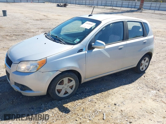 2009 Chevrolet Aveo 1LT with VIN KL1TD66E19B651119, listed as a IAAI auction lot 41648261 with 132,456 mi miles and . Bid and sale history available at DreamBid. Image 2.