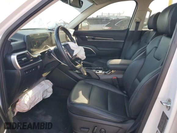 2023 Kia Telluride S with VIN 5XYP6DGC7PG346152, listed as a Copart auction lot 47249235 with 27,096 mi miles and Salvage Title. Bid and sale history available at DreamBid. Image 7.