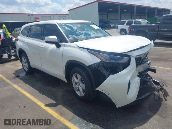 2021 Toyota Highlander L with VIN 5TDZZRAH7MS516123, listed as a IAAI auction lot 42010742 with 63,299 mi miles and . Bid and sale history available at DreamBid. Image 1.
