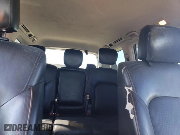 2017 Nissan Armada SV with VIN JN8AY2ND3H9002700, listed as a Copart auction lot 49588585 with 113,852 mi miles and Salvage Title. Bid and sale history available at carsss.com. Image 10.