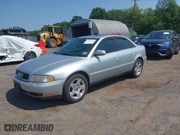 2001 Audi A4 with VIN WAUDH68D11A029147, listed as a IAAI auction lot 42409279 with 198,567 mi miles and . Bid and sale history available at DreamBid. Image 2.
