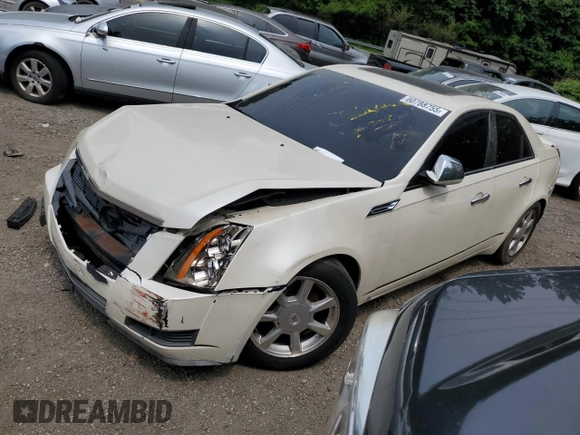 2008 Cadillac CTS RWD z VIN 1G6DP57VX80114226, wystawiony jako Copart lot #60788755 z przebiegiem Nie podano mil oraz Szkoda całkowita • Salvage title. Historia ofert i sprzedaży dostępna na DreamBid. Obrazek 1.