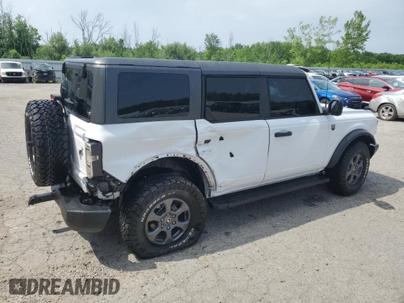2023 Ford Bronco z VIN 1FMDE5BH2PLB20499, wystawiony jako Copart lot #62211165 z przebiegiem 28 372 mil mil oraz Szkoda całkowita • Salvage title. Historia ofert i sprzedaży dostępna na DreamBid. Obrazek 3.
