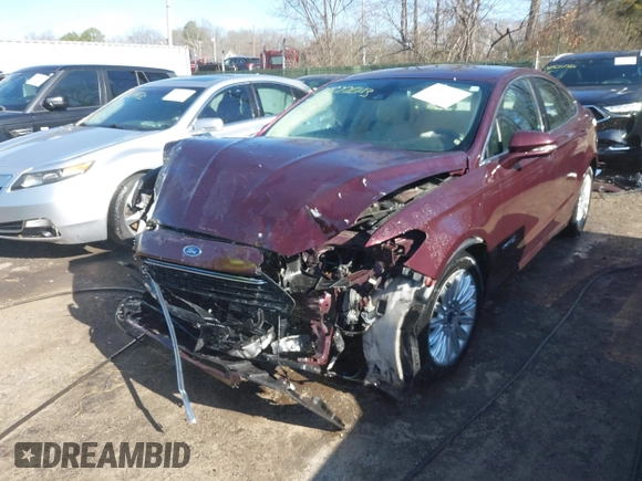 2013 Ford Fusion SE Hybrid with VIN 3FA6P0LU8DR206943, listed as a IAAI auction lot 41822643 with 141,484 mi miles. Bid and sale history available at carsss.com. Image 6.