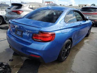 2021 BMW 2 Series 230i with VIN WBA2J1C07M7G95341, listed as a Copart auction lot 74242364 with 0 mi miles and Non Repairable. Bid and sale history available at carsss.com. Image 3.