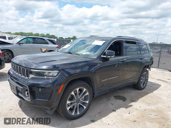 2021 Jeep Grand Cherokee Overland with VIN 1C4RJKDG2M8132417, listed as a IAAI auction lot 42108830 with 38,092 mi miles and . Bid and sale history available at DreamBid. Image 17.